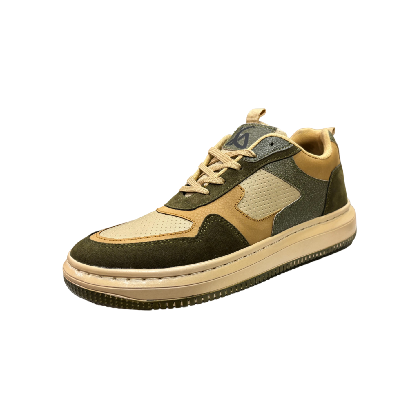 Stylish and durable army green sneakers for men featuring breathable material and superior comfort