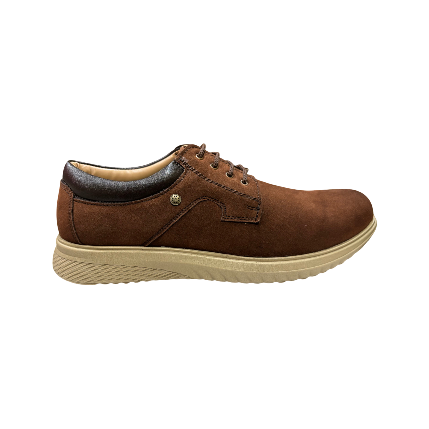 Brown leather formal shoes for men and boys, suitable for office wear, events, and casual parties