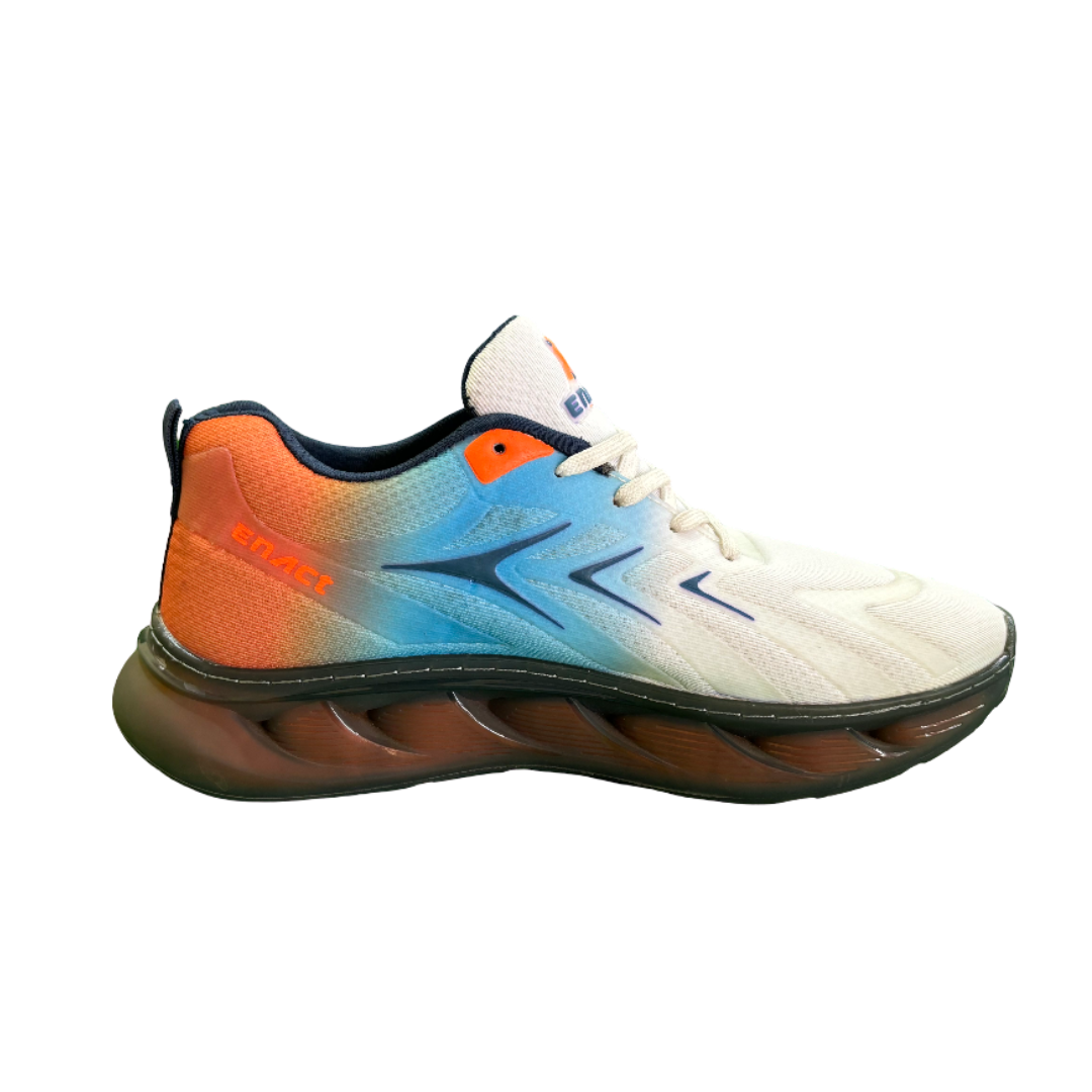 Enact TOJO Grey Lace Up Sport Shoes for Walking, Running and Everyday use for Men & Boys