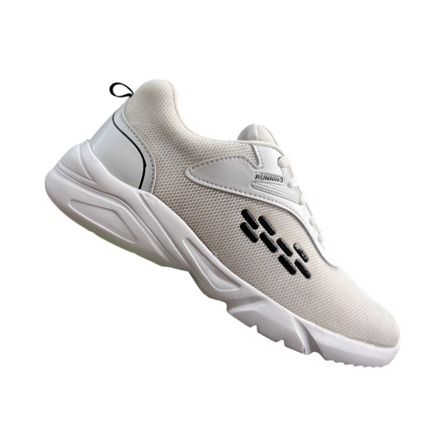 Premium White Lace-Up Sneakers for Men under 2000 - Designed for Comfort and Performance
