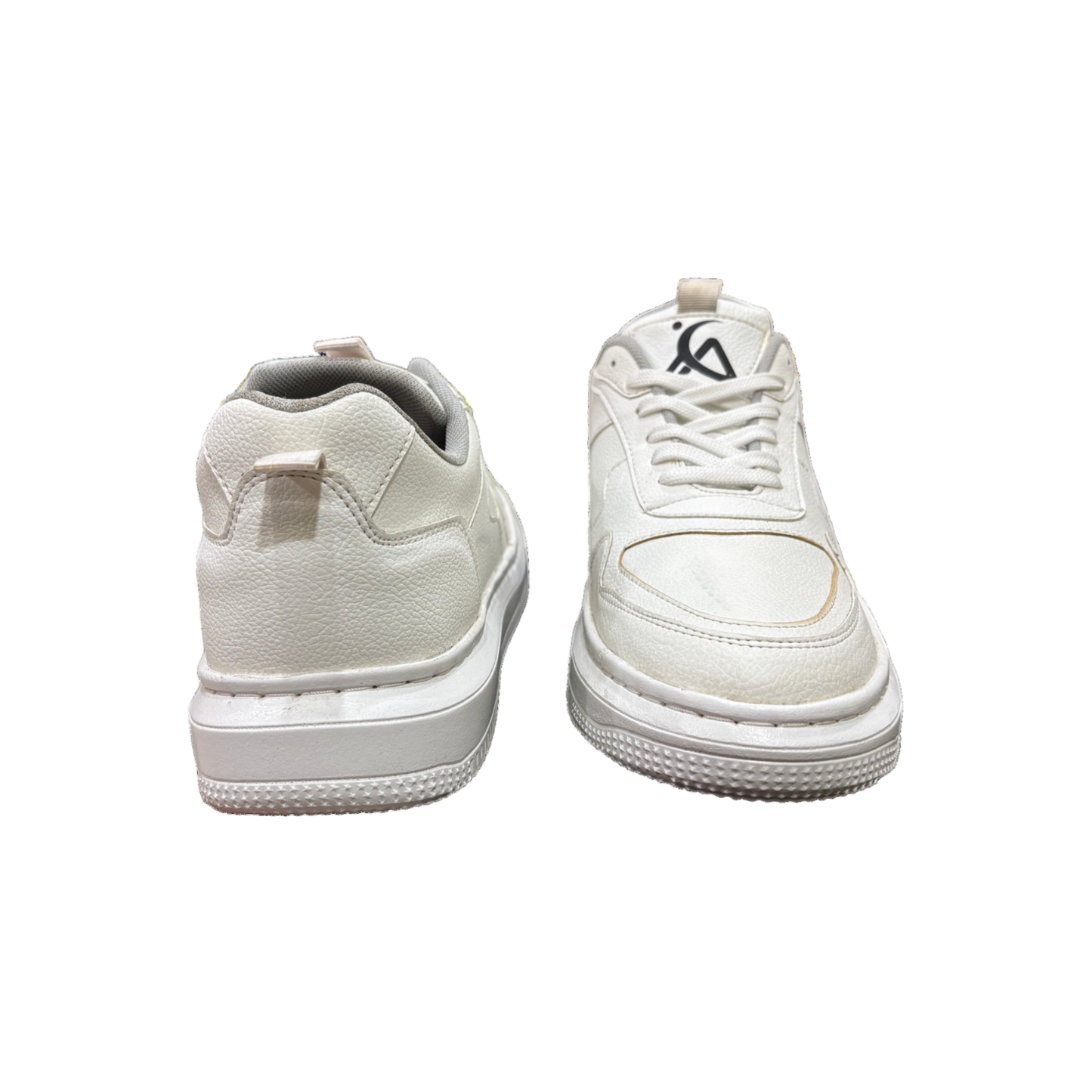 Lightweight white casual shoes with AirMix sole for men