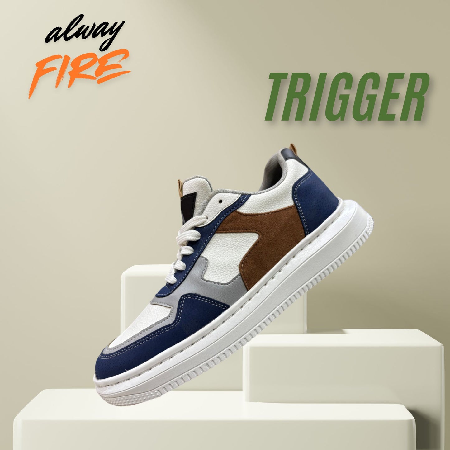 EnAct Trigger Sneakers for Men – Lightweight, Stylish & Comfortable Shoes with AirMix Sole