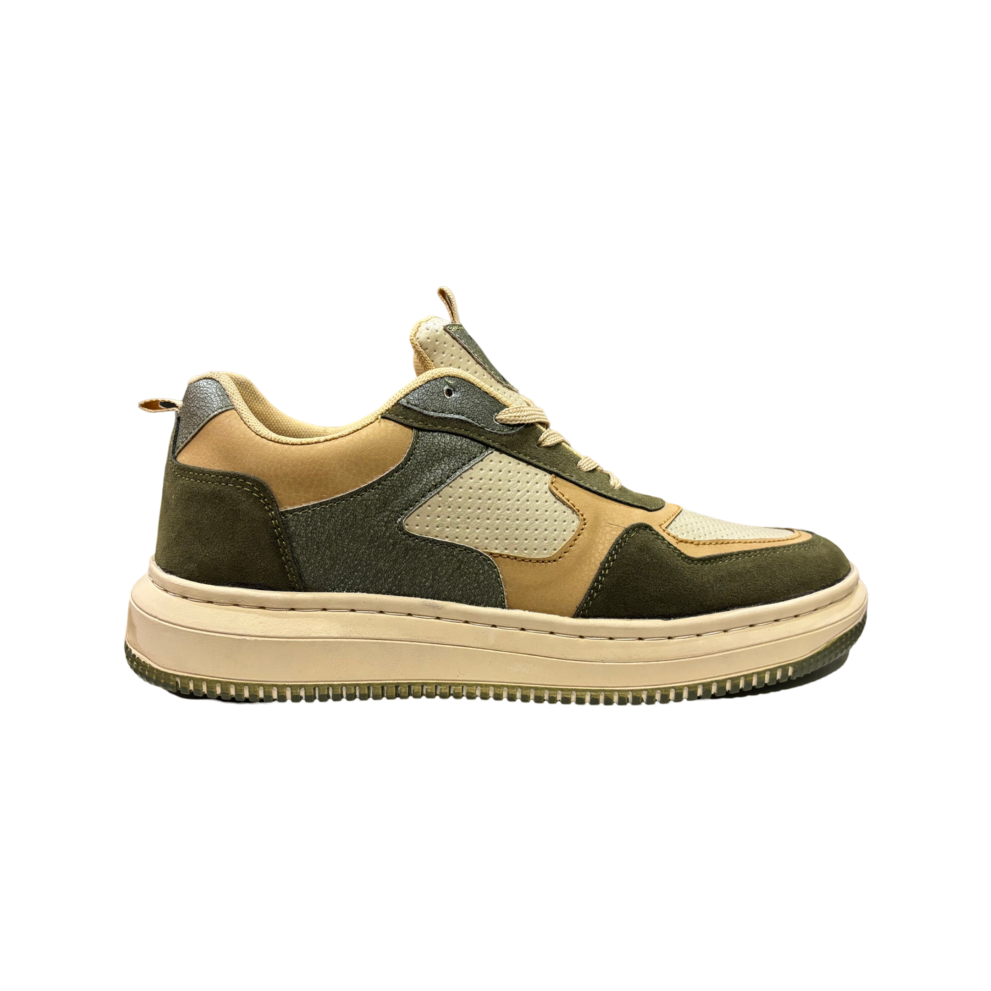 EnAct Trigger Army Green with Polyurethane Upper Lightweight Comfortable Breathable Casual Sneaker Shoes for Men