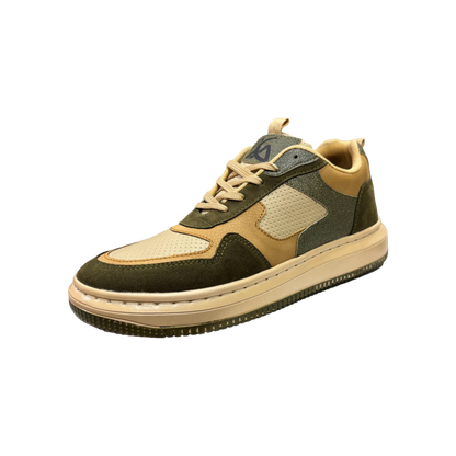 Stylish and durable army green sneakers for men featuring breathable material and superior comfort