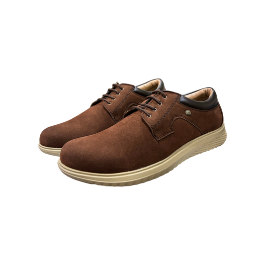 EnAct RedRum Brown Lace Up Genuine Leather Formal Shoes and Casual for Office, Function and Party for Men & Boys