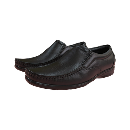 EnAct Leather Formal Shoes for Men without laces for Office, Function and Party