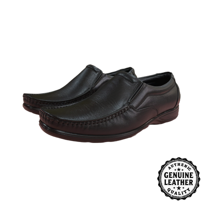 EnAct Leather Formal Shoes for Men without laces for Office, Function and Party