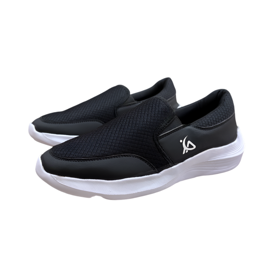 Enact AERO Black with Slip On Light Weight Shoes for Walking and Daily Use for Men & Boys