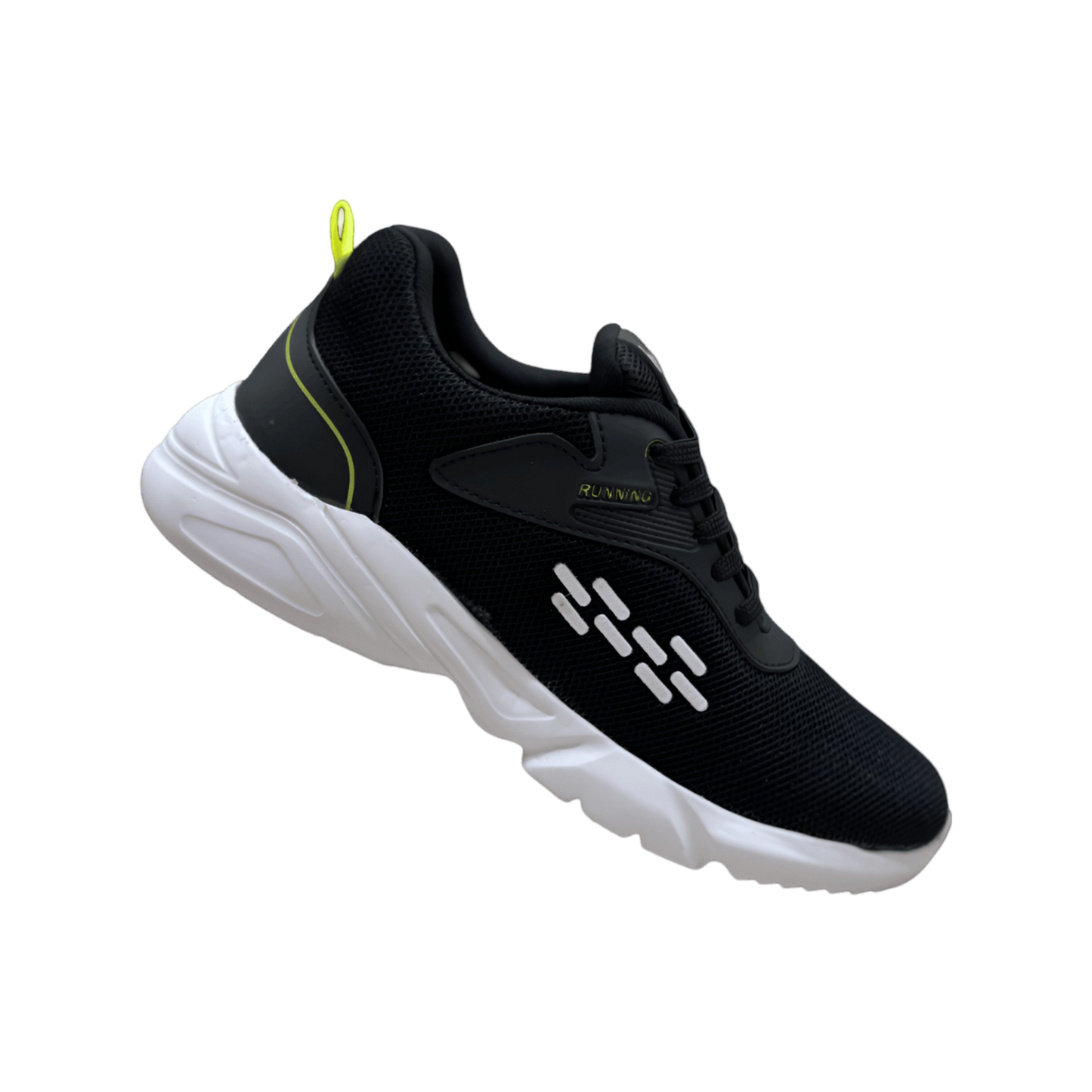 EnAct Remi Black shoes - Lightweight and durable running shoes for men with EVA cushioning