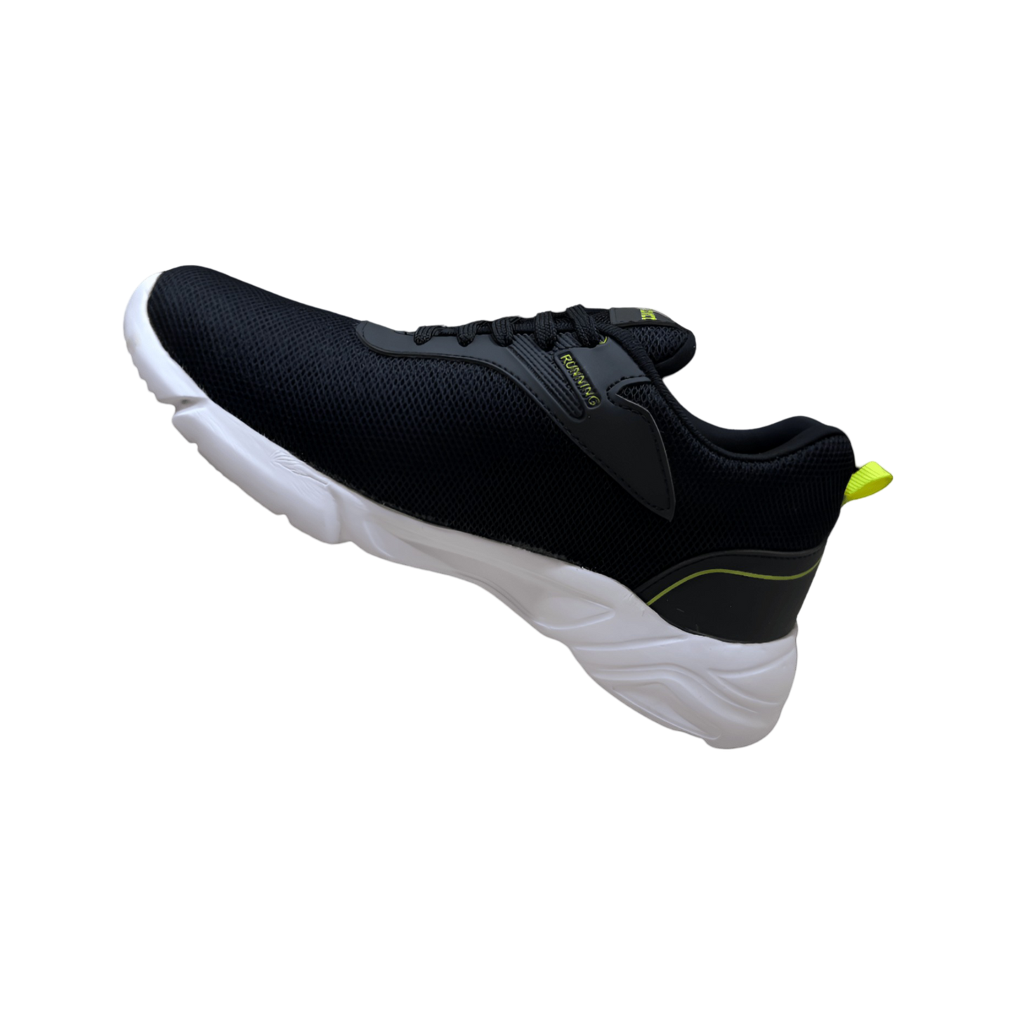 Premium Black Lace-Up Sneakers for Men - Designed for Comfort and Peformance