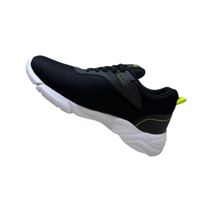 Premium Black Lace-Up Sneakers for Men - Designed for Comfort and Peformance