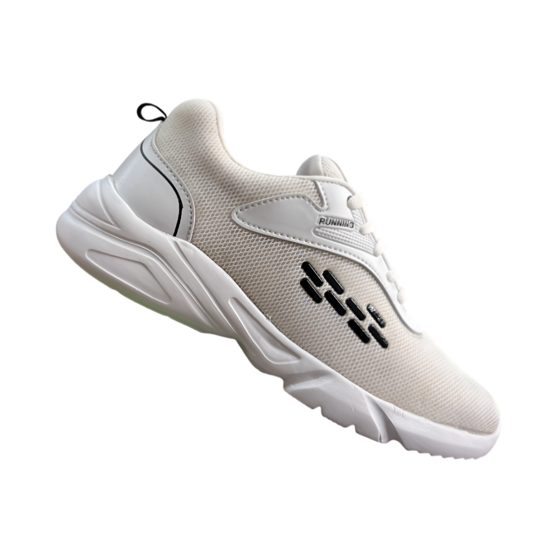 Premium White Lace-Up Sneakers for Men under 2000 - Designed for Comfort and Performance 
