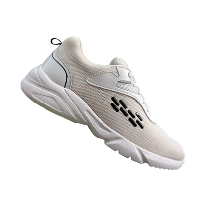 Premium White Lace-Up Sneakers for Men under 2000 - Designed for Comfort and Performance 
