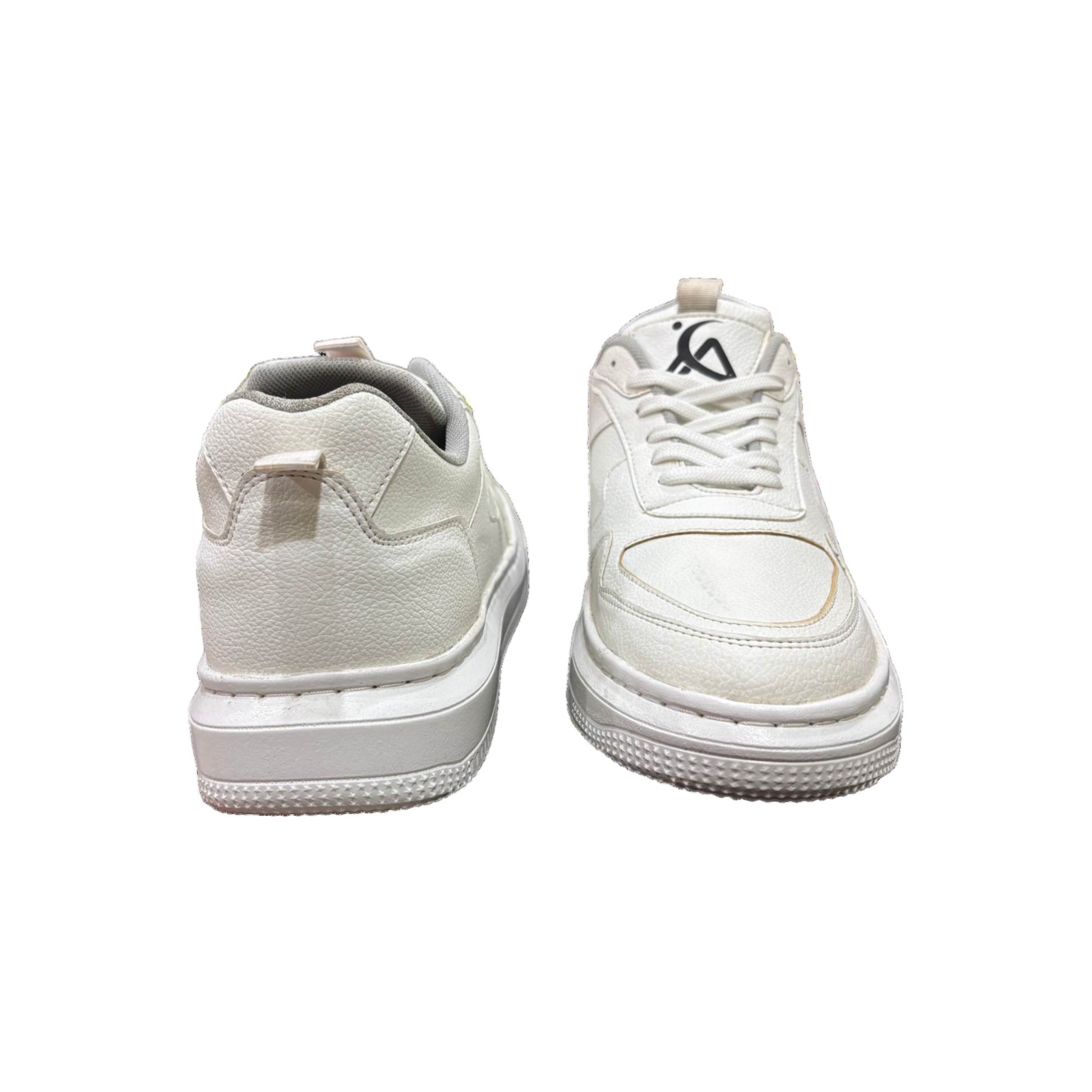 Lightweight white casual shoes with AirMix sole for men